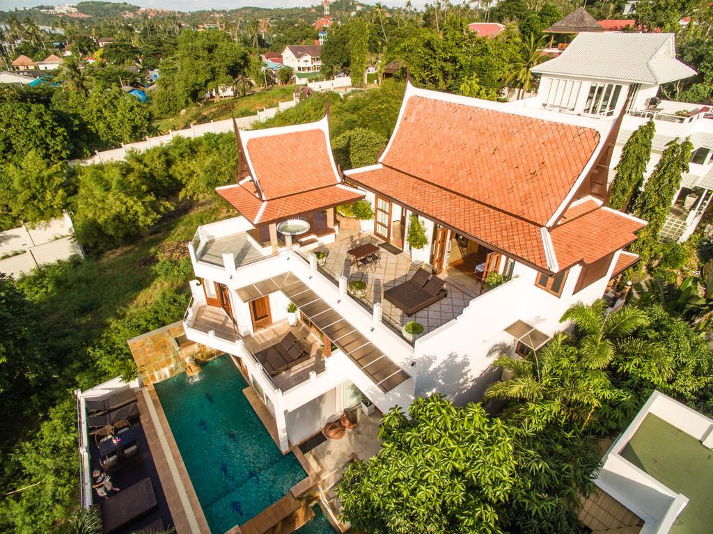 Thai Heritage Villa Melitta Bangrak Bohput, Beach, Pool, Seaviews, 6-Suite, Full Villa, Luxury, Aaa Location Koh Samui Екстериор снимка